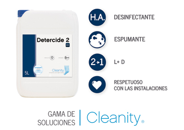 Cleanity ha reforzado su cartera de productos con la presentación de Detercide 2.