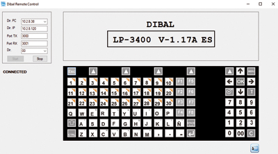 La compañía Dibal ha desarrollado una aplicación (DRC) que replica el display y teclado de sus equipos automáticos de la gama 4000 y la etiquetadora manual LP-3000 en cualquier PC. 