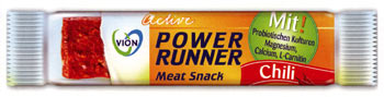 <b>Vion N.V.</b> presentó en Anuga Power Runner, snack cárnico y barra energética en un solo producto. 
