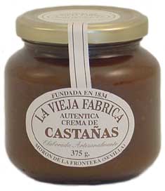Como complemento de su reconocida gama de mermeladas artesanales, <b>La Vieja Fábrica</b> presenta ahora una  <i>crema de castañas</i> que se elabora de forma tradicional con las apreciadas castañas gallegas de la variedad europea <i>Castanea sativa</i>.