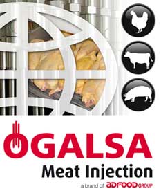 La marca <b>Ogalsa del Grupo Adfood</b> presentará en Bta. su <i>nueva tecnología de inyección para marinados</i>, Micro-Injection Advanced Systems “MAS”, especializada en la inyección de carnes frescas y delicadas.