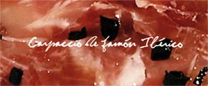 El carpaccio de cerdo ibérico elaborado por <b>Artesanía del Cerdo Ibérico, S.L.</b>, es el primero que se comercializa en el mundo. 