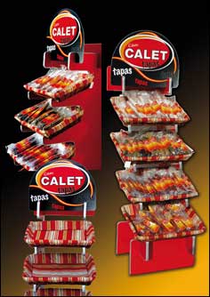 <b>Embotits Calet</b> presentó una amplia <i>gama de fuets</i> con variaciones, gustos y aromas con un peso de 160 g y para libre servicio.