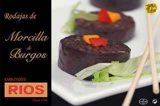<b>Embutidos Ríos</b> presentará en Alimentaria 2012 varios productos, destacando la <i>Morcilla de arroz en rodajas ultracongelada</i>, las <i>Delicias de morcilla</i> y los <i>Pinchitos de morcilla</i>.