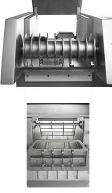 <b>Fatosa</b> amplía la gama de <i>cortadoras de bloques congelados</i> a 4 modelos de máquinas en dos familias diferenciadas: las cortadoras de guillotina y las cortadoras rotativas.