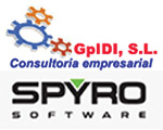 Spyro es un moderno, potente y eficaz E.R.P. (Enterprise Ressources Planning), de <b>GpIDI, S.L.</b>, para la gestión de los recursos de la empresa.
