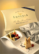 El Foie Gras de Canard Entier Poché Micuit de <b>Imperia</b>, con una elaboración de origen artesanal consistente en una sutil cocción manual de la pieza. 