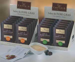 <b>Imperia Foie Gras</b> lanza al mercado dos especialidades exclusivas de alta gastronomía, la salsa de foie gras natural de pato y la salsa de foie gras con trufa negra.