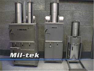 <b>Mil-Tek</b> mostrará su amplia gama de <i>prensas de residuos</i> para compactar cartón, plástico, papel, papel de aluminio, botes, cubos, goma espuma, botellas y EPS.