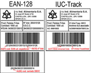 Los sistemas ilEAN y EleAN de <b>S. Miralles</b> imprimen etiquetas EAN-128.