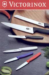 <b>Comercial Muela</b> presentó en Hostelco los <i>cuchillos forjados de cocina</i>, de bello y elegante diseño, producidos con acero brillante y dotados de mangos ergonómicos, de Victorinox. 
