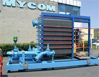 <b>Mycom</b> ha desarrollado un nuevo sistema para la producción de CO2 líquido basado en unidades 100% Mycom. Con este sistema el amoniaco de la planta representa 1/50 parte del que se emplea en una planta tradicional.