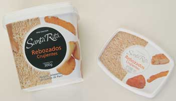 La compañía <b>Santa Rita Harinas</b> presenta el <i>Cracker, trozos de pan crujiente natural</i>. La particularidad de este nuevo producto reside en su grano mas grueso y crujiente.