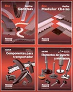 La empresa <b>Transmisiones de Potencia,</b> representante en España de Rexnord, presentó la gama de cadenas de charnela en acero inoxidable y termoplásticas.
