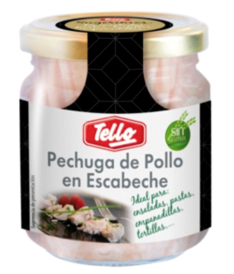 <b>Tello</b> lanza su nueva <i>Pechuga de Pollo en Escabeche</i>. Saludable por su alto valor proteico y bajo aporte calórico. 